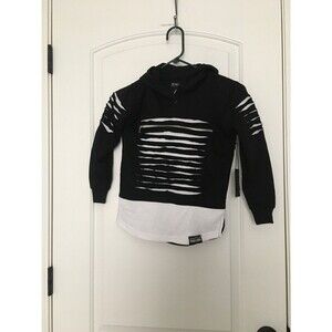 Switch Remarkable Boys Hoodie Sweatshirt Distressed Destroyed Size Small